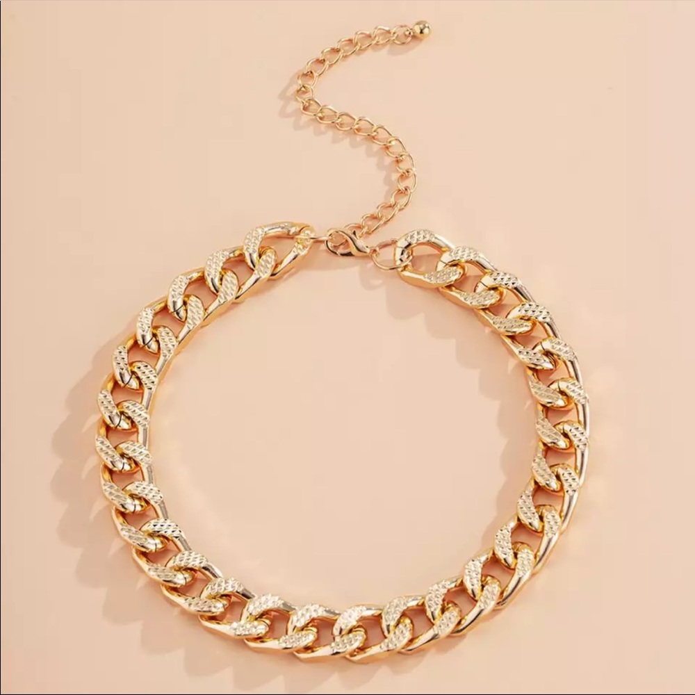 NEW 18K GOLD CUBAN CHAIN NECKLACE - Picture 2 of 6